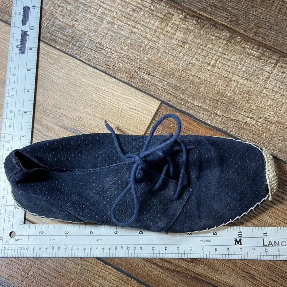 Dolce Vita Navy Suede Lace Up Espadrilles Size 8